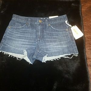 High Rise Shortie Shorts